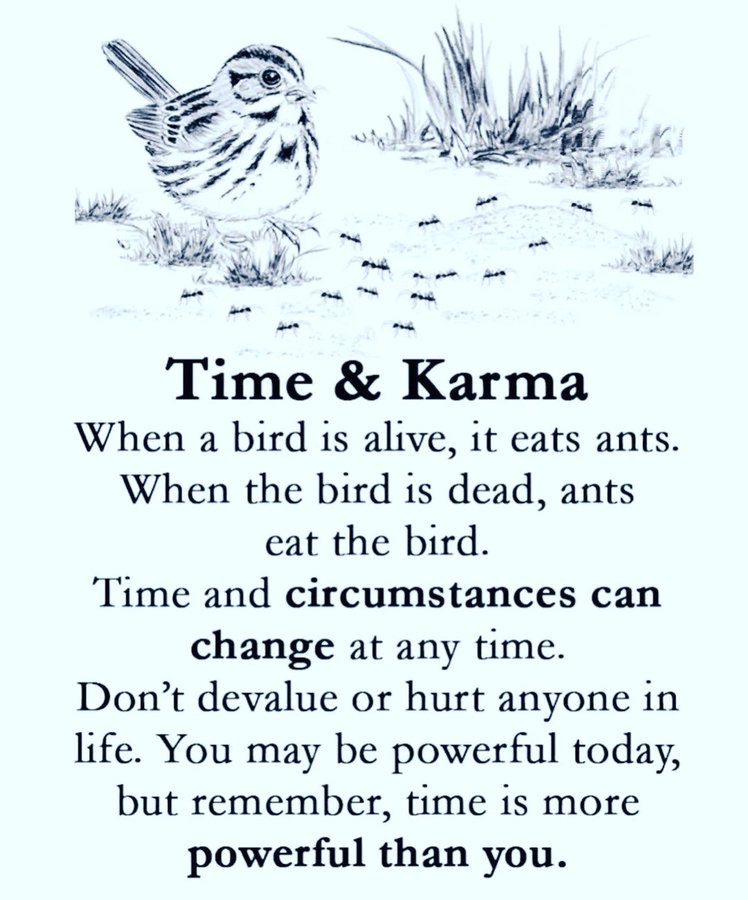 “Time and Karma”- 
“अपना टाइम आएगा तू नंगा ही तो आया है क्या घंटा लेकर जाएगा”
#Gullyboy
#Karma 
#Time