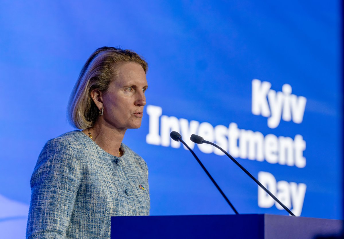 Russia is waging war not just on Ukraine’s armed forces, but also on its economy. At #KyivInvestmentForum, I described how $61bn in new supplemental funds for Ukraine will enable our partners to build back stronger, not only to a state of self-sufficiency, but to one of growth.