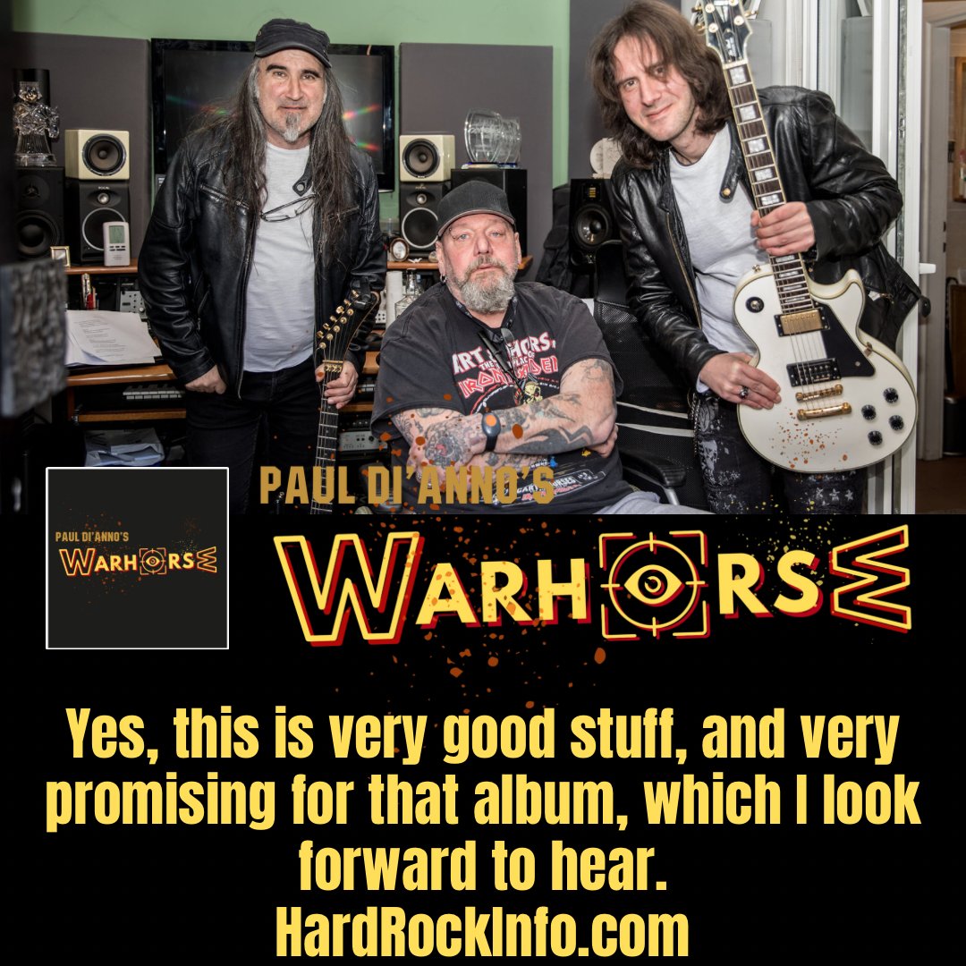 Yes, this is very good stuff, and very promising for that album, which I look forward to hear. - HardRockinfo.com Listen at smarturl.it/WarhorseEP #pauldianno #warhorse #ironmaiden #heavymetal #nwobhm #bravewordsrecords #rocklegends