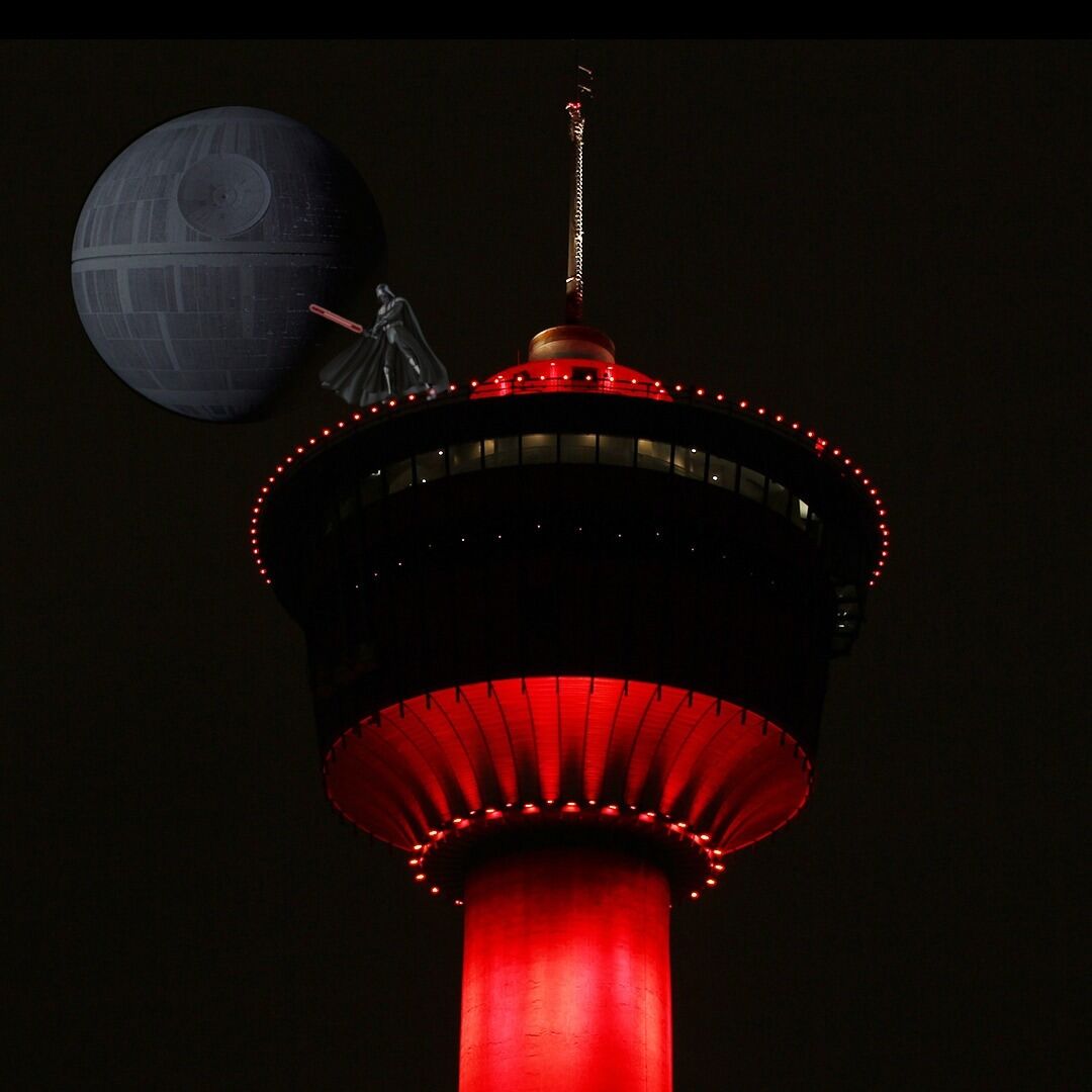 May The 4th be with you. #maythefourth #starwarsday #calgarytower #yyc