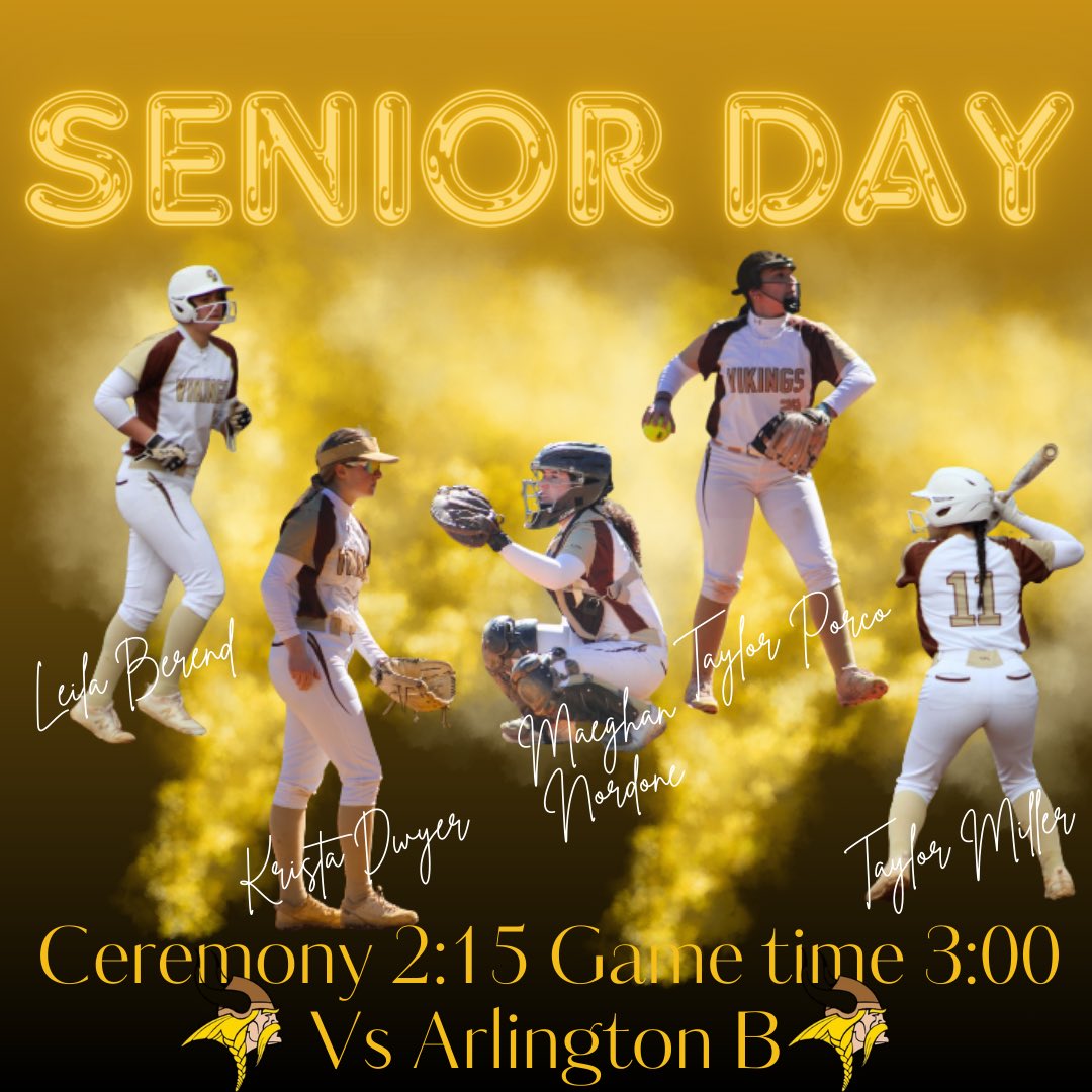 Senior Day‼️‼️ Come out and support our amazing seniors @SouthViking