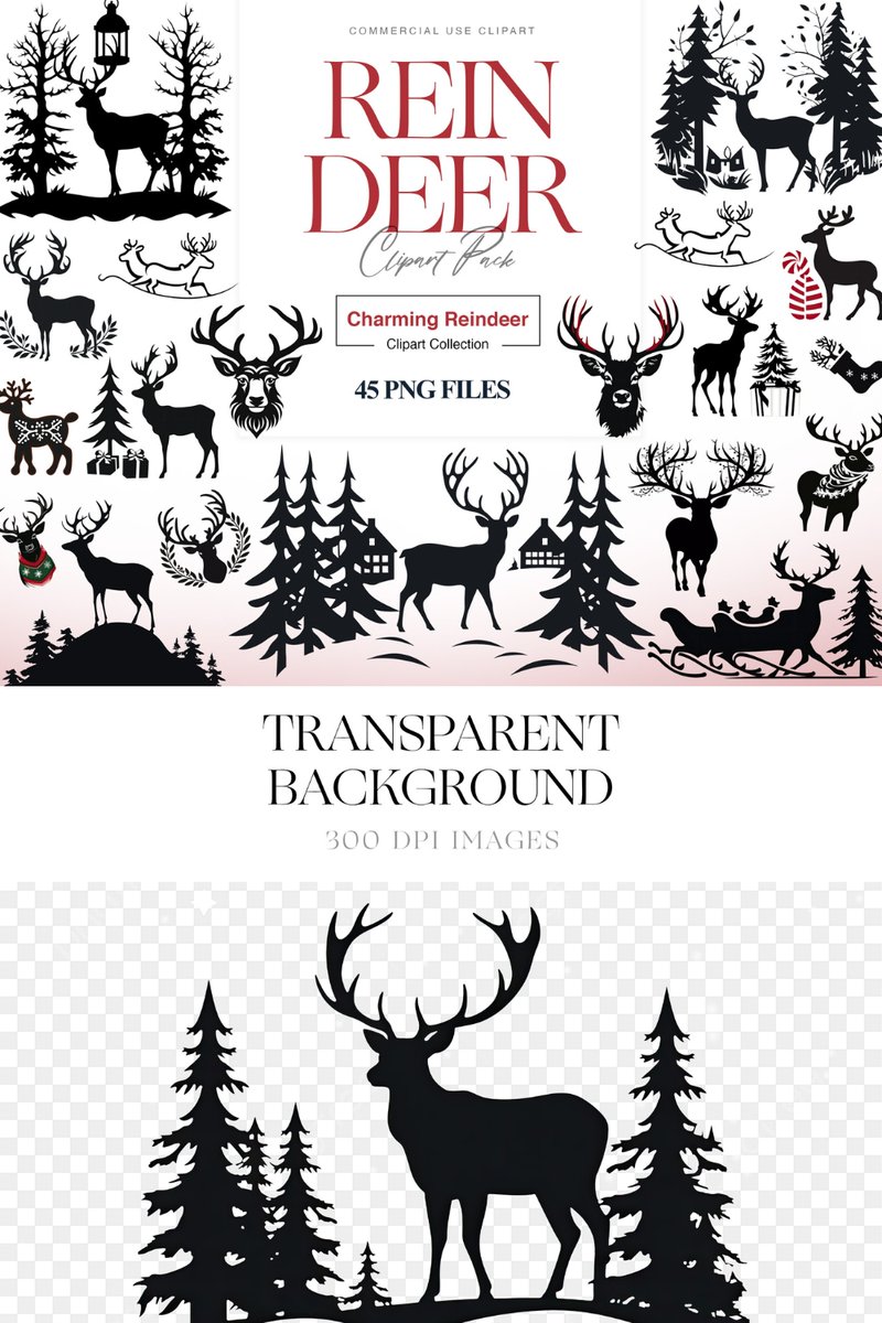 clipartset's tweet photo. Deck the Halls with Our Adorable Reindeer Clipart! 🦌✨ #HolidayArt #ClipartLove #DownloadItNow #SeasonsGreetings 300 DPI Transparent PNG Files | Size: 4096 x 4096 Pixels
https://t.co/xi6hvgFGiw https://t.co/XT8Be1vA4a
