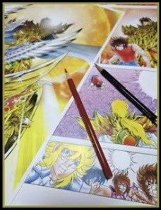 Apple Books has added a preview of Saint Seiya Next Dimension volume 15 and we can see the foreword image more clearly. What do you see? Thanks to @CavaleirosB for the heads up (Yea I fought to activate my Japanese Apple account to get my own screenshot 😜)