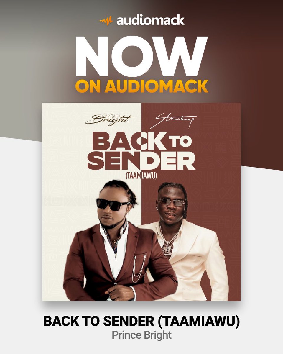 Back to Sender(Taamiawu) by ⁦@PrinceBright_NY⁩ x ⁦@stonebwoy⁩ Click Link ampl.ink/XApb2