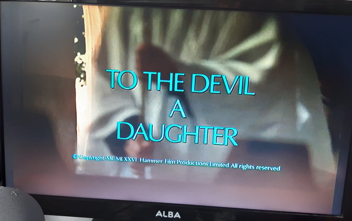 I owned this movie on VHS back in the day, hoping it would be as good as The Devil Rides Out, despite an absolutely Stella cast it isn't, & if I recall it bares almost no relation to the book its supposedly based on, but I'm giving it another try. Wish me luck.