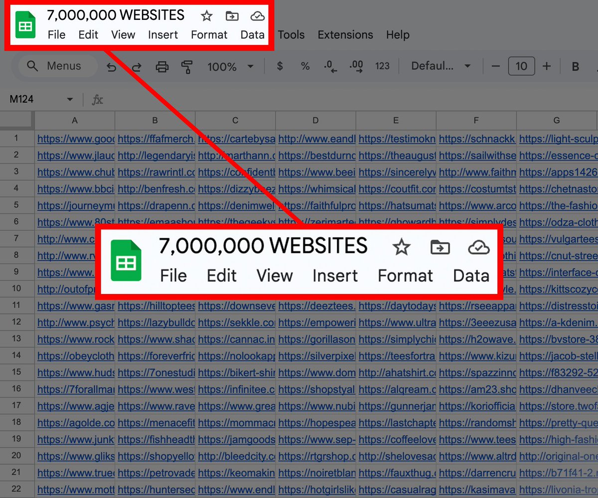 tylernannetti's tweet image. This might get my account banned - but f*ck it.
I have a tool that lets you scrape 7 MILLION ecommerce sites.
It's super cheap and costs 2X LESS than Storeleads & BrandNav.
Comment "7M" and I'll send it.
PLEASE DO NOT SHARE WHAT I WILL DM YOU.
