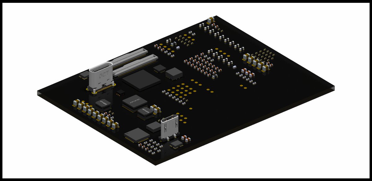 the gang's ready to fuck shit up. that's all the parts for the display driver board that will be able to drive the oled pancakes @ 120Hz + the stuff to connect the hand tracking and 6dof modules. basically the ONE board for the front part I talk about on my website. lets see how…