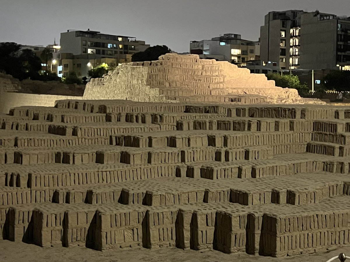 LAST NIGHT in #Lima….Pre Incan Adobe pyramid #TheNashvilleRealtor #InternationalRealtor #LOVEXIT #HuacaPucllana