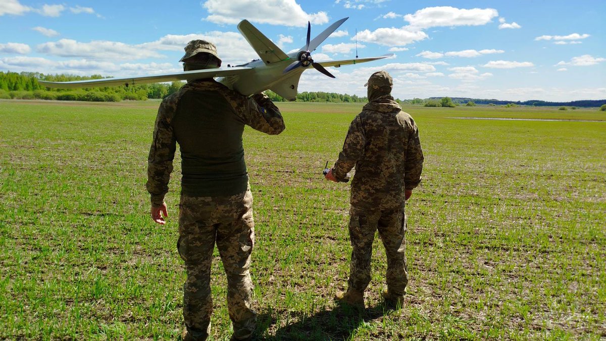 📷 Drone operators of Ukrainian 144th Infantry Brigade. #UkrainianArmy