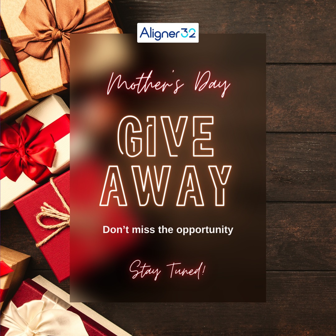 Get ready to celebrate moms! Our Mother's Day contest is on its way. Stay tuned for a chance to win big!

#Aligner32 #MothersDayContest #CelebrateMom #WinBig #StayTuned #MomLove #ContestAlert #GiveawayAlert #MomMagic #ContestTime