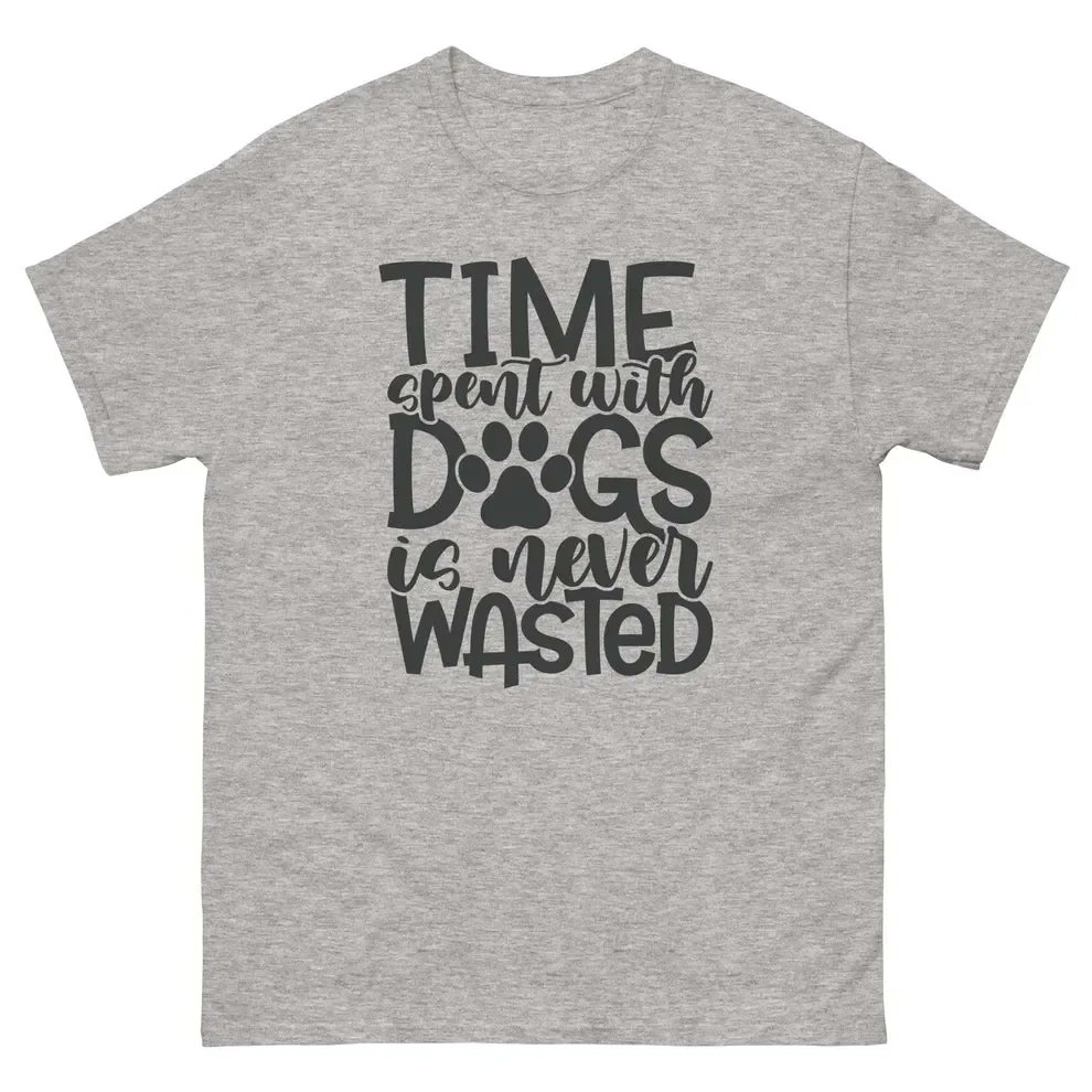 TIME SPENT WITH DOGS NEVER WASTED simpleeapparelstore.com/collections/do… #dogs