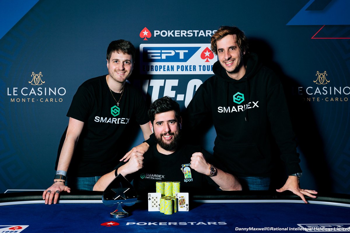 When SmarDex plays, SmarDex wins.

Some will realize it too late.

Meet our friend and winner of the €25,000 - NL Hold'em <a href="/icantwinflips/">Maher Nouira</a>, whose role in the team you'll soon discover.

A lot of things coming for $USDN. 
Monaco is a place full of interesting encounters. 👀
