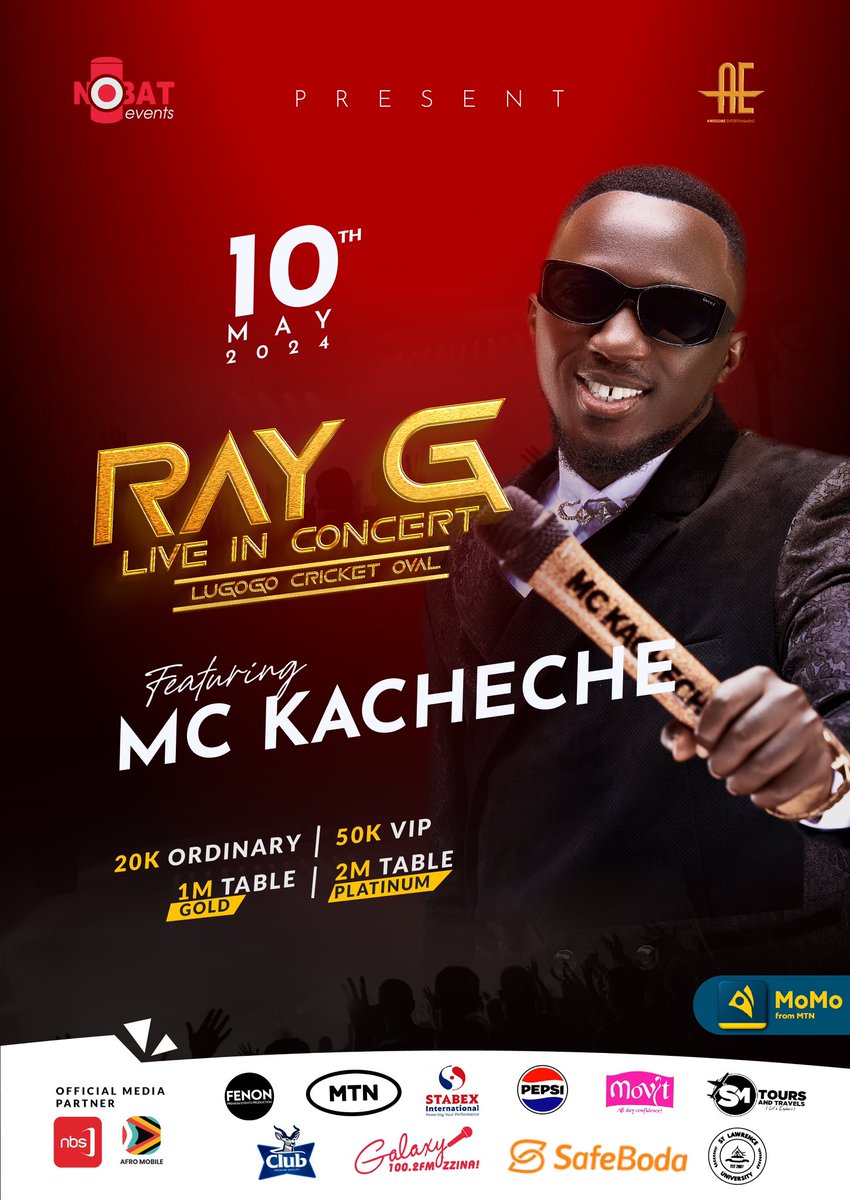 10th May 2024 @McShukran @Lithan_Mc1 @EmceeKunaana @Mc_Kacheche #RayGLiveInConcert #LugogoCricketOval