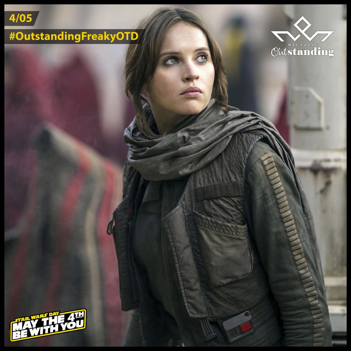 May the 4th be with you!
Felicity Jones
 2/2
#MayThe4thBeWithYou #MayThe4th #maytheforcebewithyou #StarWars #OutstandingGirl #FelicityJones #StarWarsGirl #RogueOne #DisneyPlus