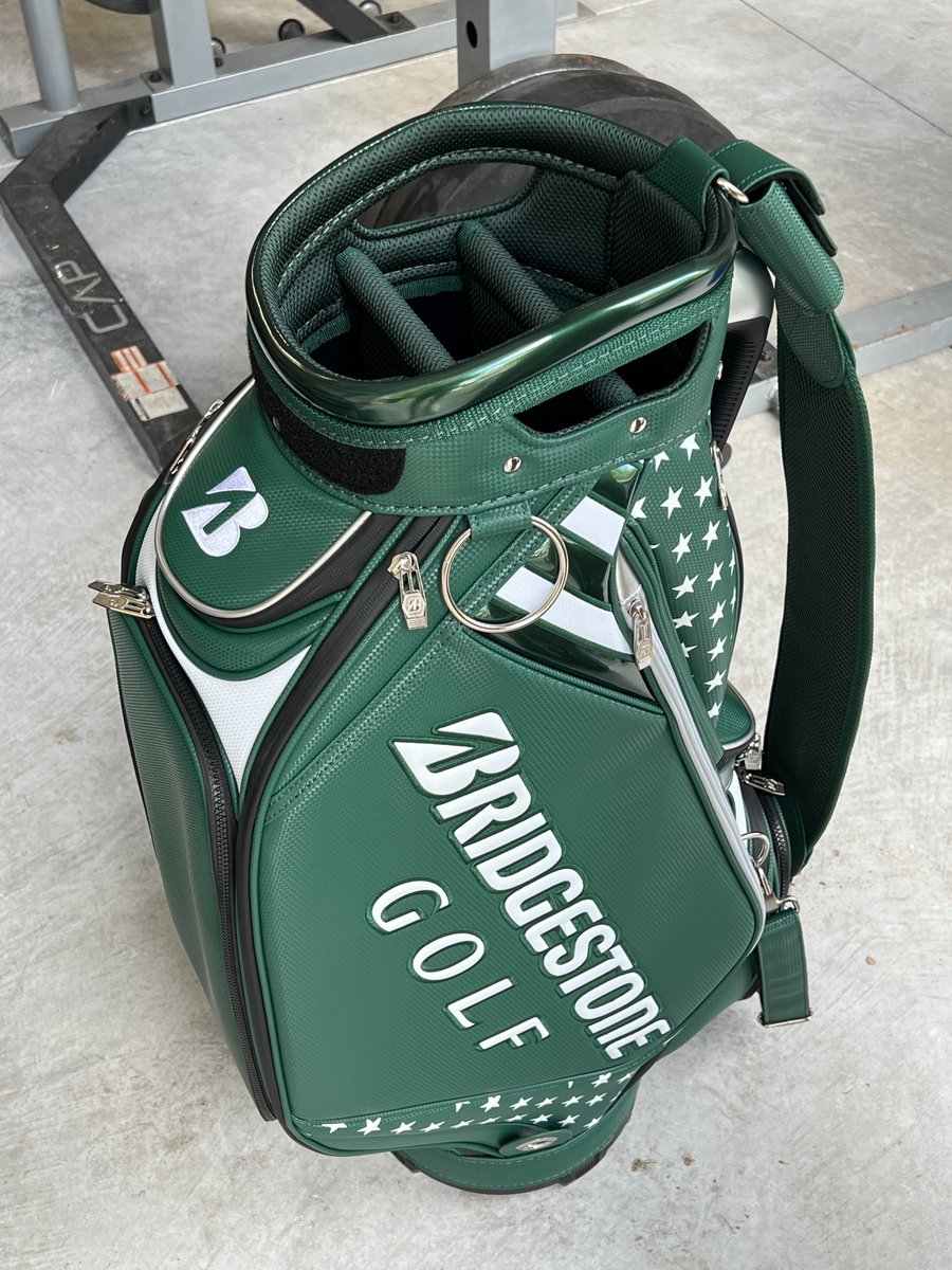 Shoutout to @bridgestonegolf for the SICK 2024 MASTERS STAFF BAG!!!! 🔥🔥🔥