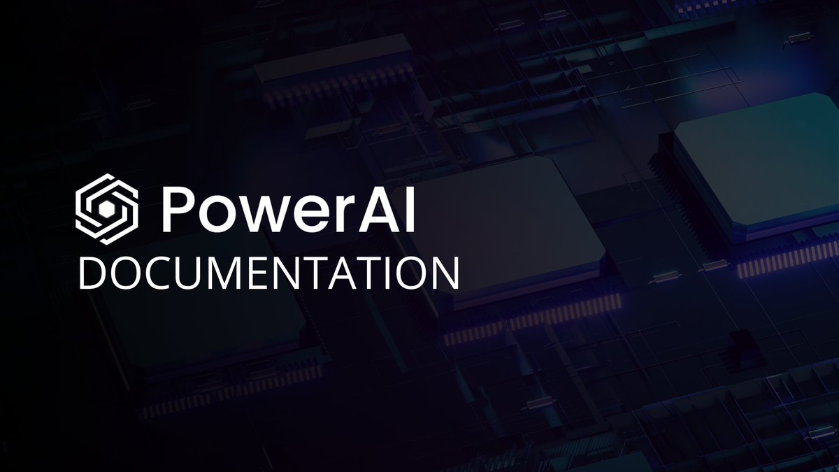 PowerAI_X's tweet image. PowerAI documentation is now public.

📌Dive in now
docs.powerai.center