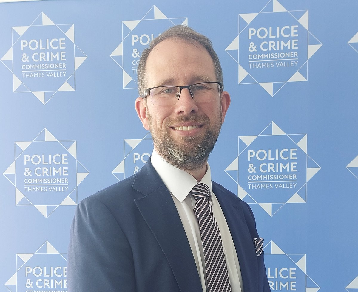 RE-ELECTED Congratulations to Matthew Barber who has been re-elected as Police & Crime Commissioner for Thames Valley. For the full results and for Matthew's reaction, visit ⏩thamesvalley-pcc.gov.uk/news/matthew-b…