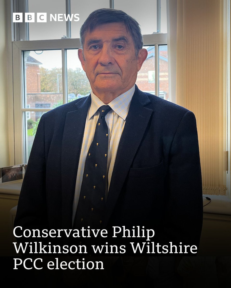 BREAKING: Philip Wilkinson - from the Conservatives - has held his role as Wiltshire's Police & Crime Commissioner 🔗👉bbc.in/3waOZVX