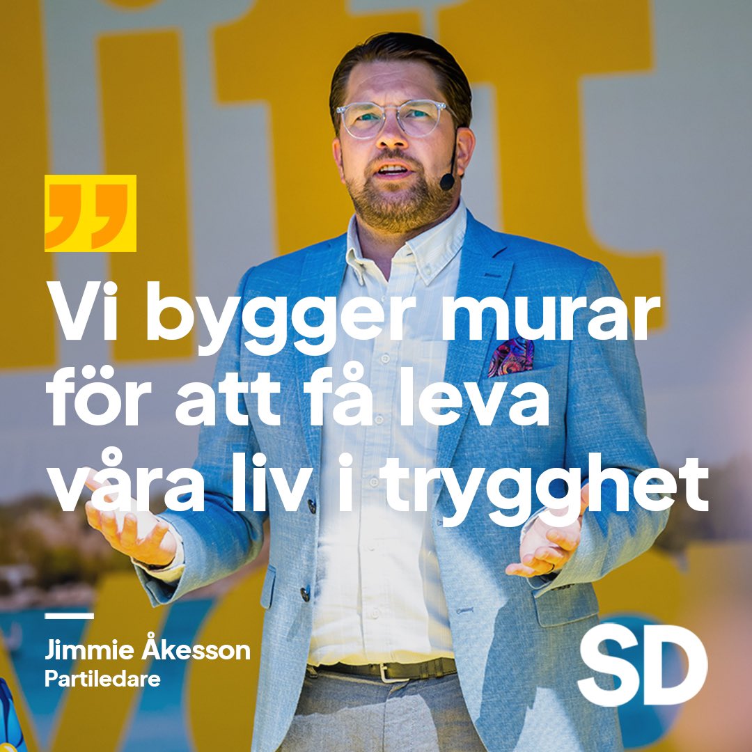 Jag ser fram emot EU-valrörelsen som för vår del inleddes med dagens vårtal på Långholmen. Vi har ett starkt budskap och en politik som de flesta innerst inne ställer upp på. Ingen vill leva i otrygghet och därför behövs murar.