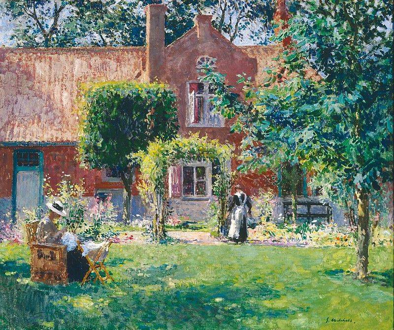 Gari Melchers (1860 -1932)
The Unpretentious Garden, 1903-09