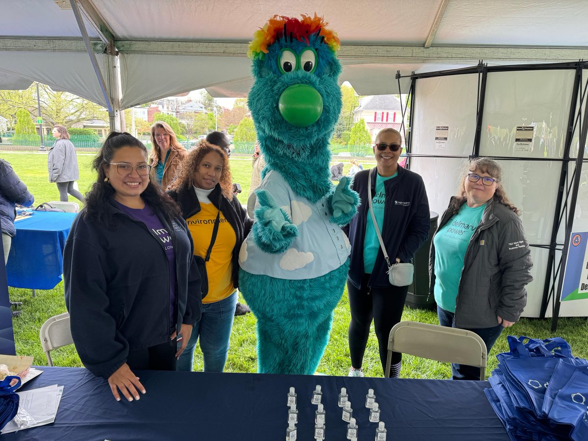 Along with over 400 members of our community, we had a blast at the 2024 Wilmington Earth and Arbor Day Festival last month. We were joined by Mayor Mike Purzycki, Senator Thomas Carper, and clean energy mascot Tropo!