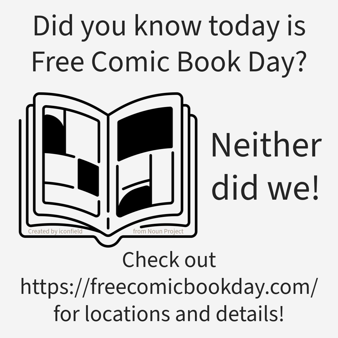 Free Comic Book Day!
#FreeComicBookDay