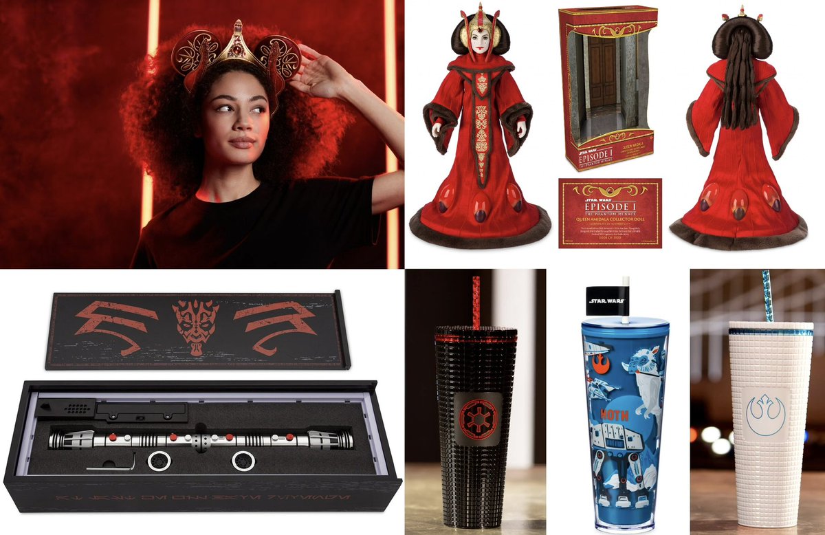 Loads of new exclusive Star Wars items are dropping on Disney at 8 AM PT / 11 AM ET! Starbucks Tumblers, a limited edition Darth Maul LIGHTSABER Hilt (just 700 pieces), a gorgeous Queen Amidala Doll (only 3100 available), and a Padme Amidala Ear Headband. There will be a…