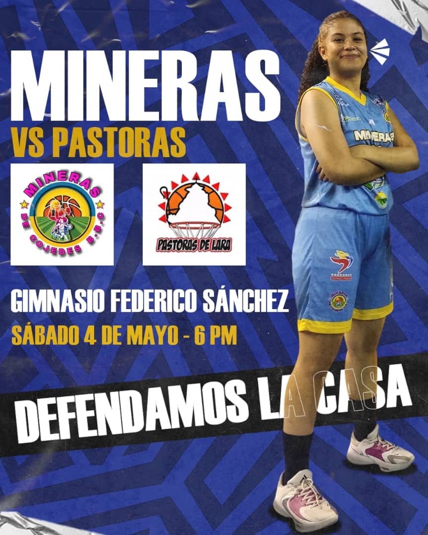 minerasbbc's tweet photo. ¡Hoy será un buen día! 🔥⛏️🏀

Vamos por el desquite ante @pastorasdelarabbc en nuestro hogar.

Sigamos demostrando que somos la mejor plaza de la @superligavenfem.

Nos vemos a las 6 en el Federico Sánchez.

#MinerasdeCojedes #VamosVamosMineras #cojedes #cojedeñas #tinaquillo https://t.co/IblImMbTym