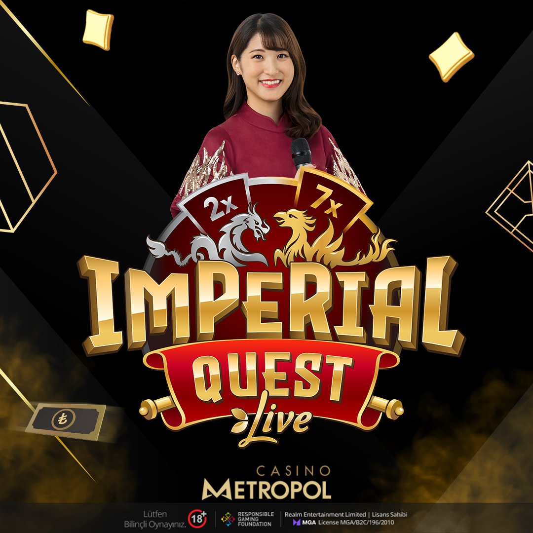 🤩 Bahsinizin 20.000 katına kadar kazanma şansını Imperial Quest Live ile Casino Metropol'de kaçırmayın. Casino Metropol Giriş: bit.ly/3BIuxdY