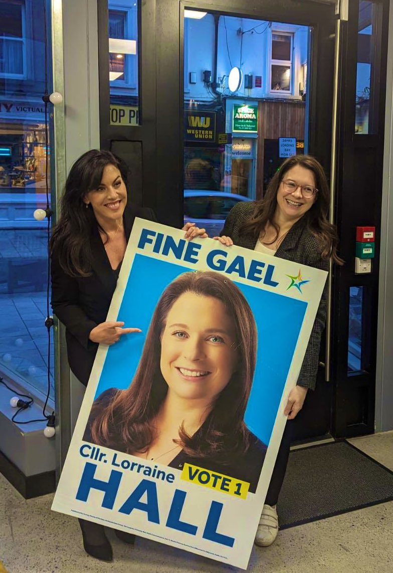 Thanks very much Minister Jennifer Carroll MacNeill for your help with my campaign launch this week! #FineGael #LE24 #LocalElections2024