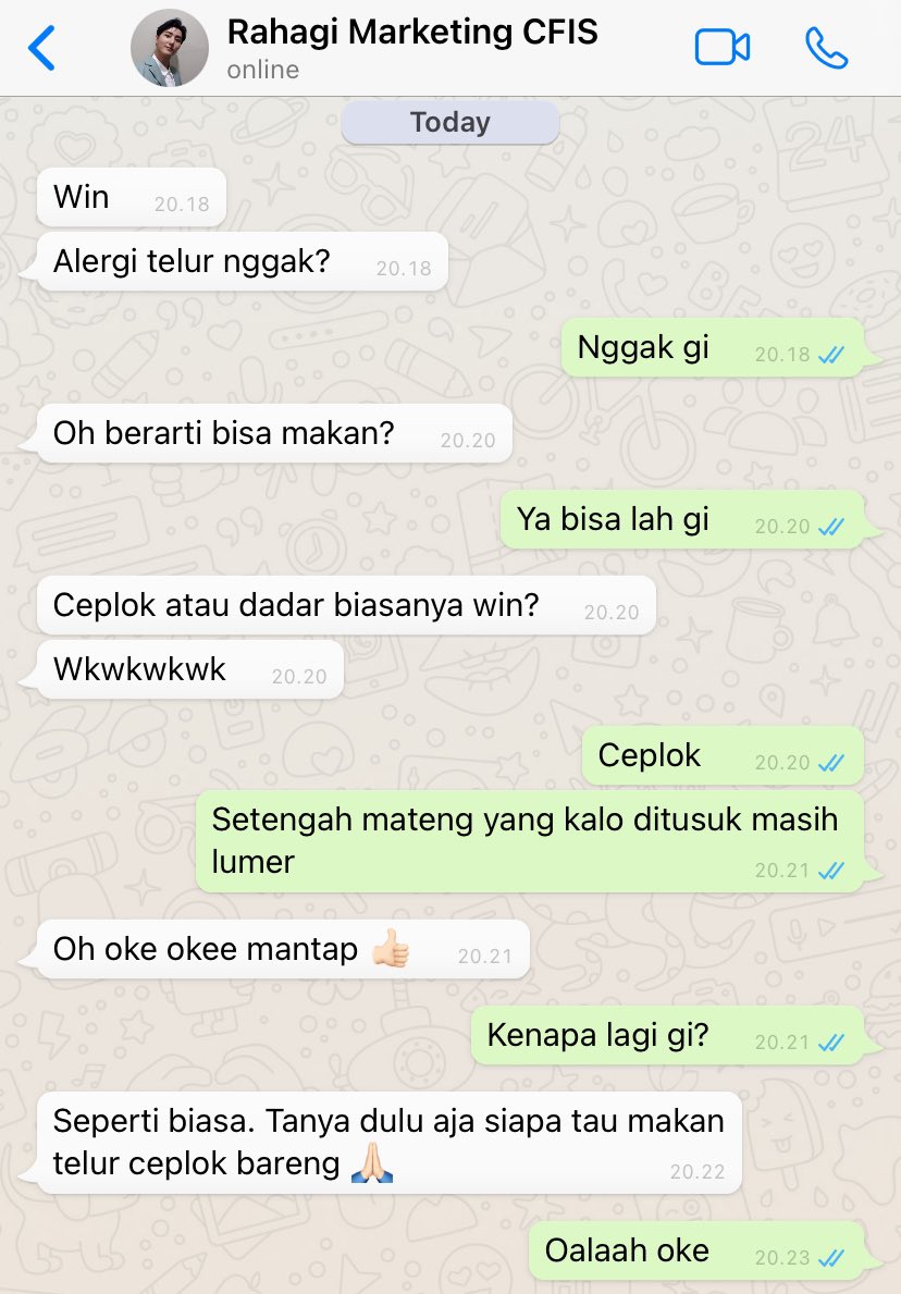 mothrapixie's tweet image. Agi dan topik makanannya