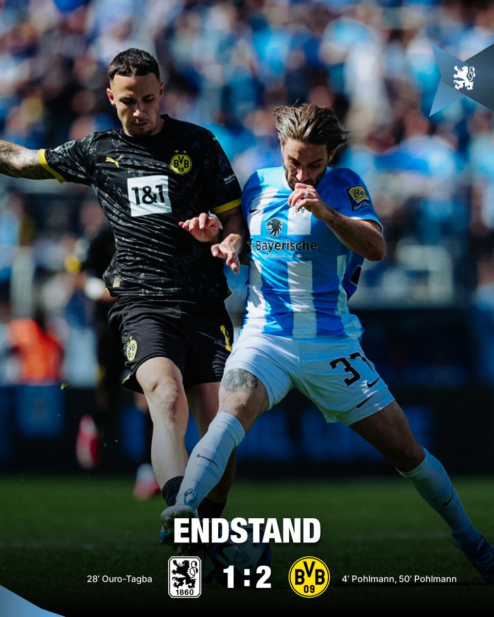 Niederlage gegen Dortmund II. #M60BVB #tsv1860 #ELIL #GemeinsamFürSechzig #EinTeamEinWeg