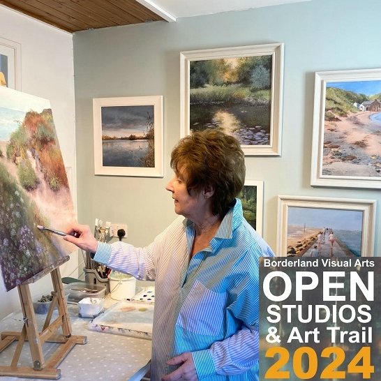 Meet the Artist : Lesley Fisher BVA Open Studios 2024 Taking place on 8/9th June & 15/16 June in and around Oswestry Lesley's studio will be located at Sodylt Home Farm, Sodylt, SY12 9EN Pick up a studio guide from the gallery