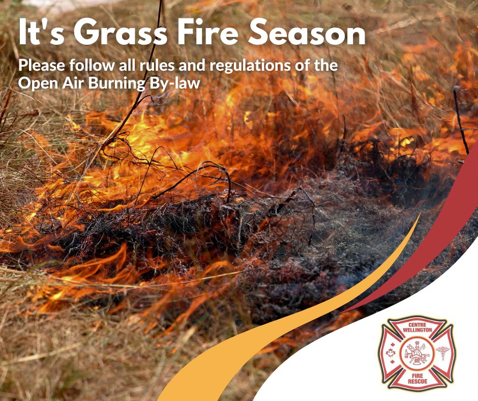 With warm weather on the horizon, please stay vigilant in preventing grass fires - even small forested areas around your home have the potential for a grass or brush fire.