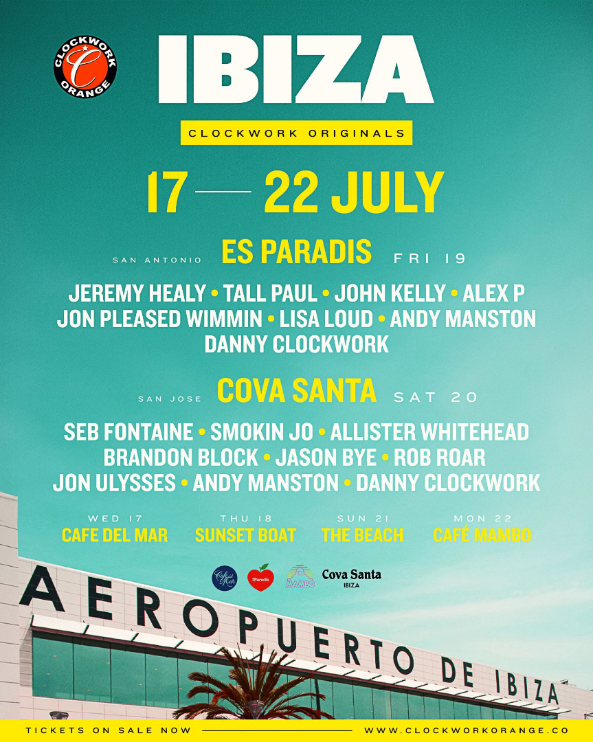 Ibiza is always special with Clockwork Orange, this year in particular will be good as my birthday is 21st July and that falls on the Day party at that beach that we don't promote 😜

#ibizalove #ibiza2024 #clockworkorangeibiza