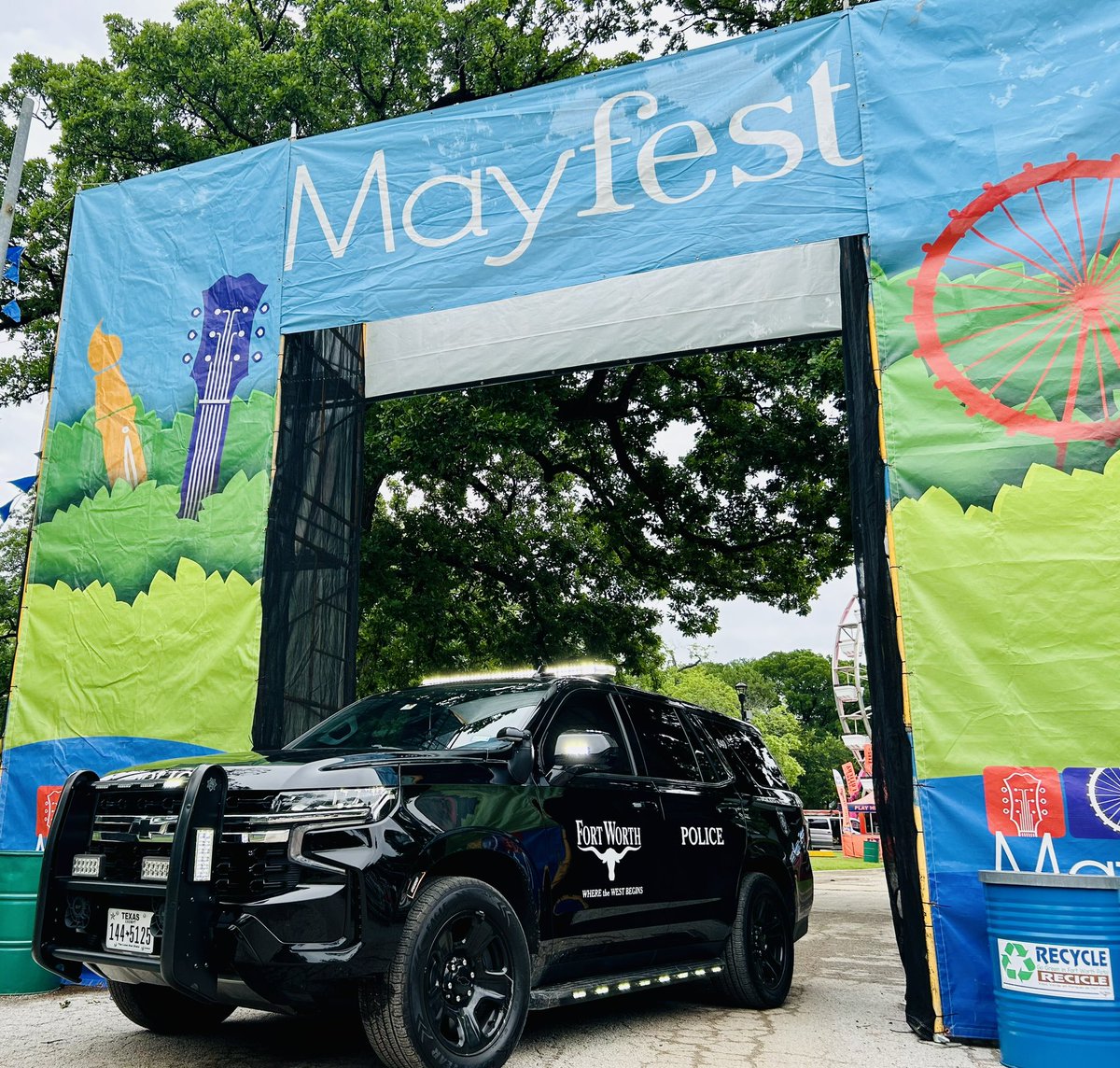 #FortWorthFun Be sure to indulge in all the fun events lined up. Just a heads-up: anticipate possible traffic surrounding Trinity Park. Also, keep an eye on the weather forecast and come prepared for any changes. #StaySafe #Community #Mayfest #FWPD