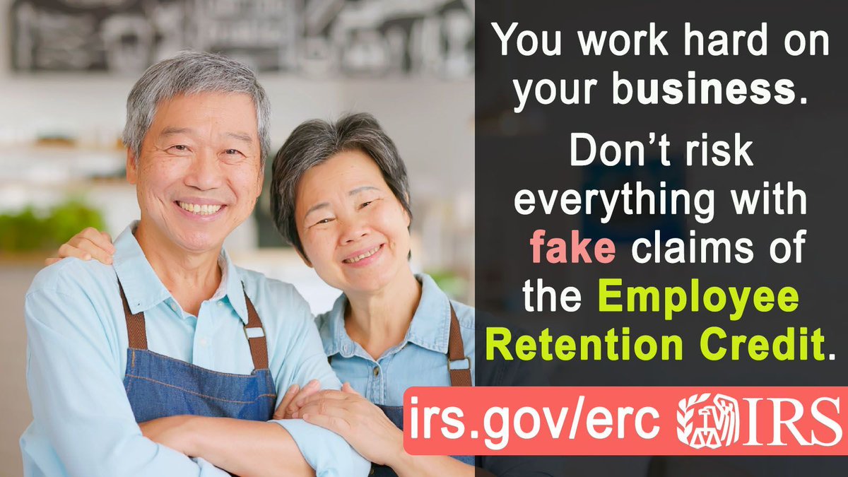 Those eligible for the Employee Retention Credit are businesses and tax-exempt organizations that had a significant decline in gross receipts due to COVID. 
 buff.ly/3y62y9n 

#TaxCure #TaxProfessional #taxdebt #taxtips #businessowner #taxmaster #irs #keepitlocal