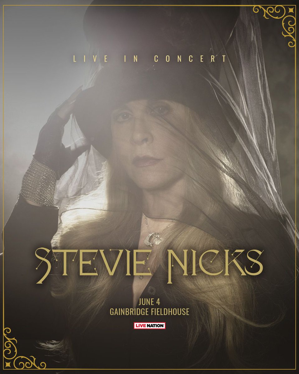 🔮 Stevie Nicks returns to the Gainbridge Fieldhouse stage in just one month! Get your tickets to see her live in Indy on June 4 ➡️ bit.ly/3UHzIVY