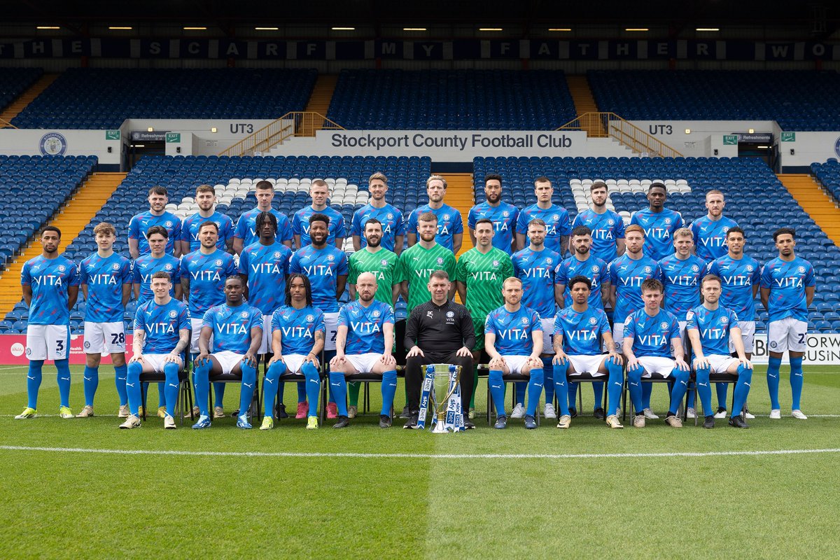 🏆 Consider this your daily reminder that Stockport County are Champions! #StockportCounty