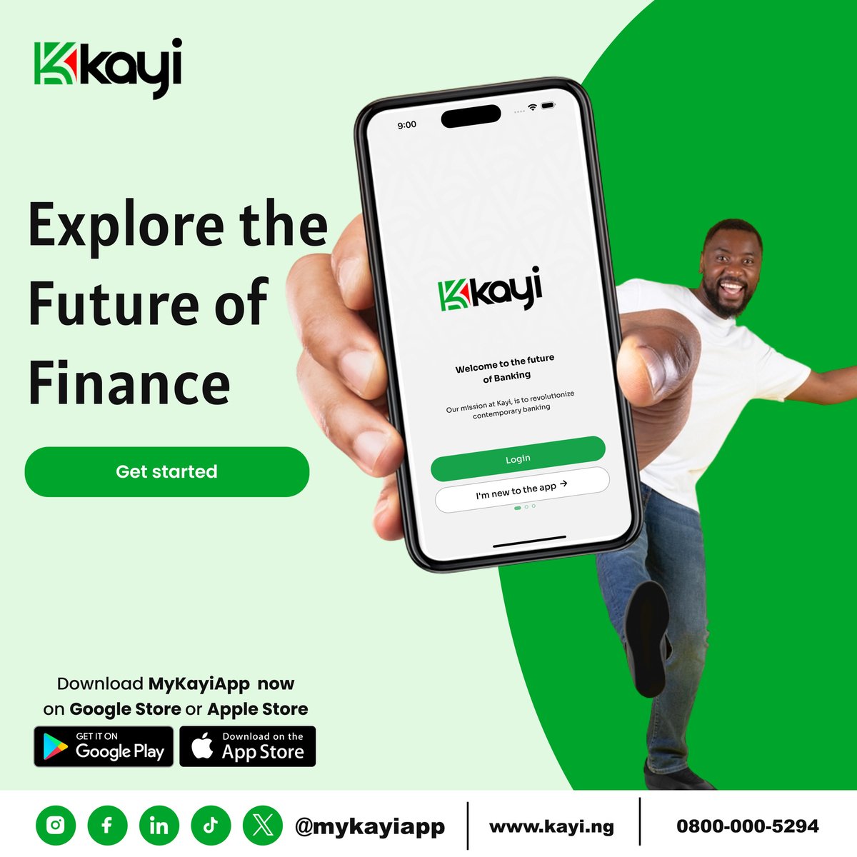 Attention trendsetters! Explore the future of finance with MyKayiApp! Connect, transact, and explore financial ease with MyKayiapp. Download now from Play Store or Apple Store. 

#MyKayiApp #NowLive #Kayiway #DownloadNow #Bankingwithoutlimits #downloadmykayiapp