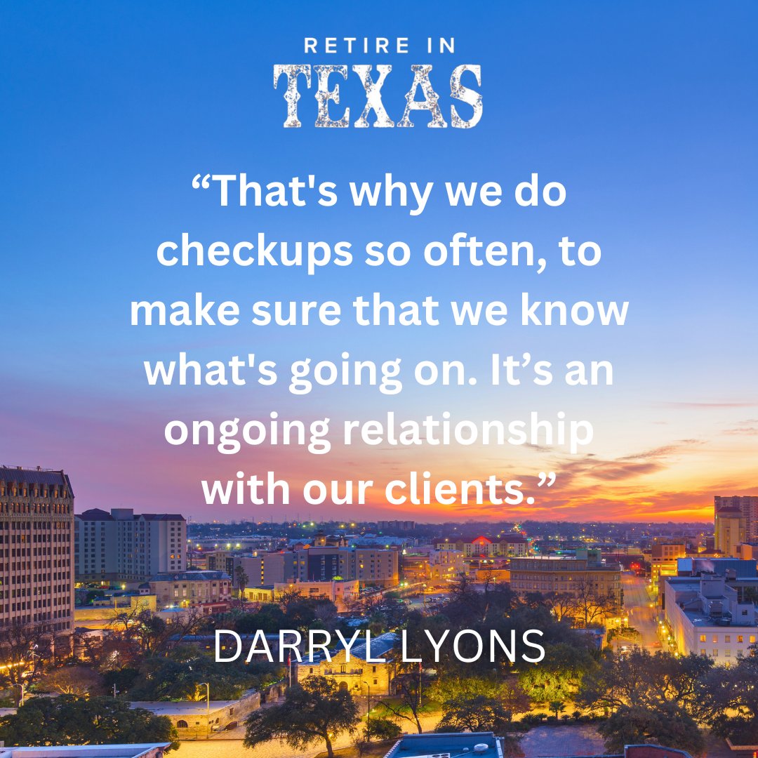 At PAX, we recognize the vital importance of regular checkups with our clients. 
ow.ly/n2aK50RuUvr

#PAXFinancialGroup #RetireinTexas #DarrylLyons #SanAntonioTexas #SanAntonio #FinancialServices #FaithBased #JudeoChristianValues #ClientFirst #StrongRelationships