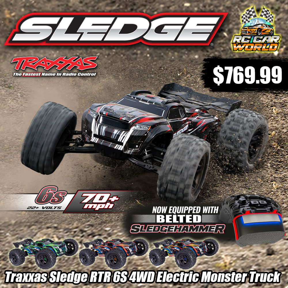 Sledge 1/8 4WD Truck W/Belted Sledgehammer Tires
Available now at the store $769.99
Buy here: rccw.us/sledgehammer
#RcTraxxas #RcSledge #4WD #RcTruck #wBelted #RcSledgeHammer #RcCarWorld