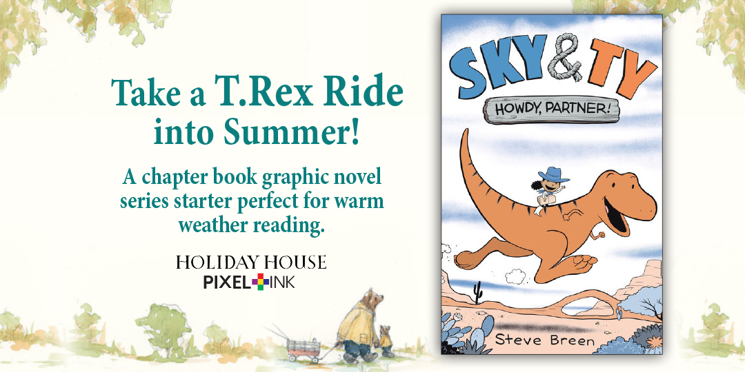 Meet the best delivery service this side of the Mississippi, run by no-nonsense cowgirl Sky and her slightly goofy, but always dependable pardner, Ty. Embark on a summer reading adventure alongside them with SKY & TY: HOWDY, PARTNER! @SteveBreen100 ow.ly/4kq950Rv9g8