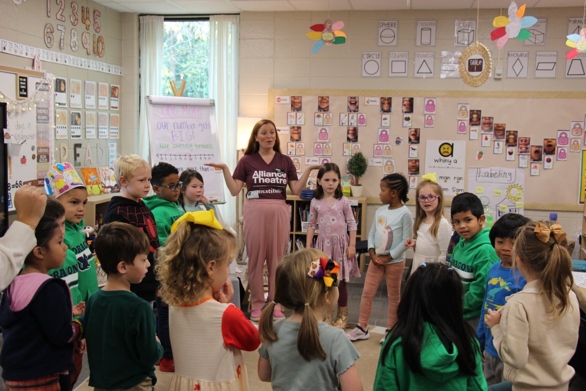 For 75 performers affiliated with the Alliance Theatre, plying their craft means doing so in front of a classroom of children 📚 🎭 Read more on the Alliance’s Georgia Wolf Trap Early Learning Through the Arts program at the link! ow.ly/o0nw50Rwexz