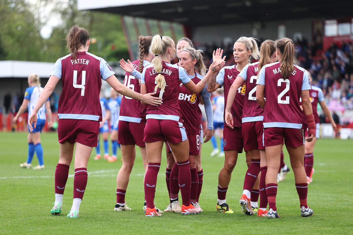 Back to back goals for @lehmann_alisha! Finishing the season strong! #BarclaysWSL @AVWFCOfficial