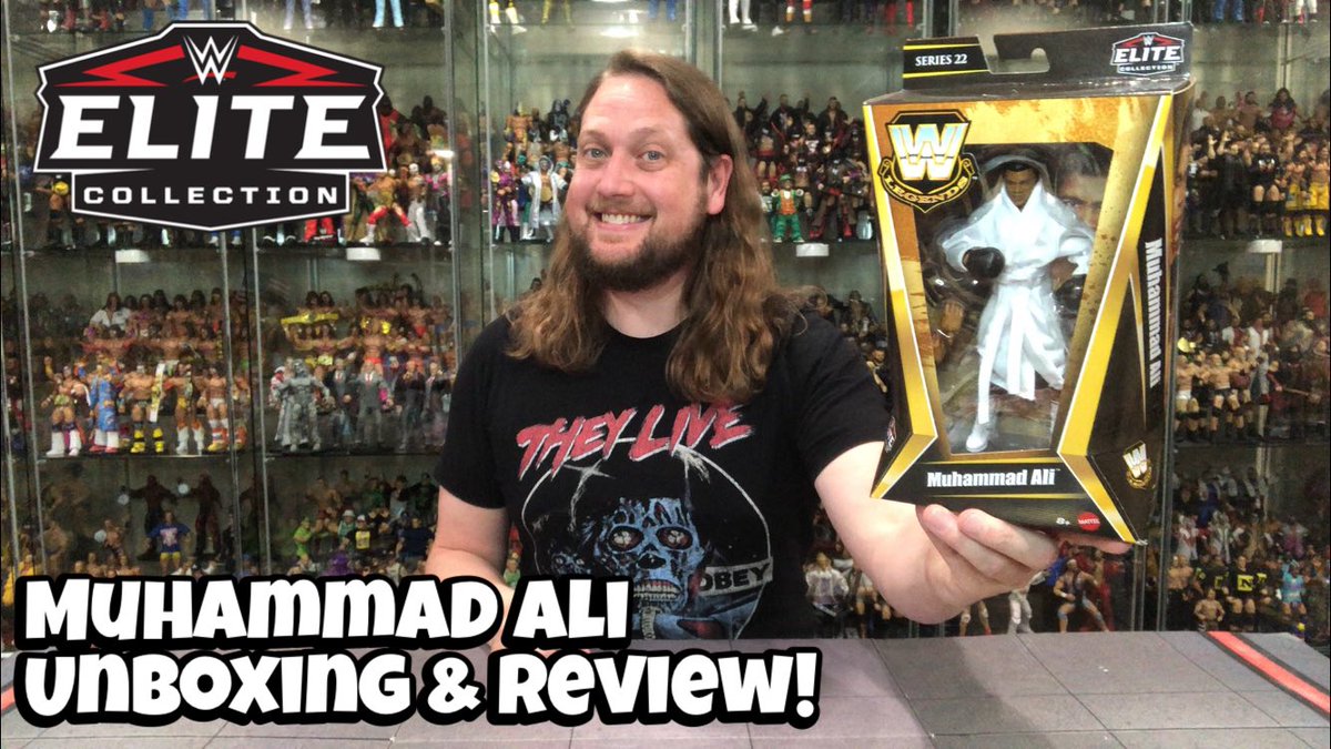 Muhammad Ali WWE Elite Legends Series 22 Unboxing & Review! youtu.be/2ene4-Oewko?si… #muhammadali #toy #toys #toystagram #wwe #wwf #wrestling #toyunboxing #aew #mattel #scratchthatfigureitch #wrestling #elitesquad #wweelitesquad #boxing #toyreview