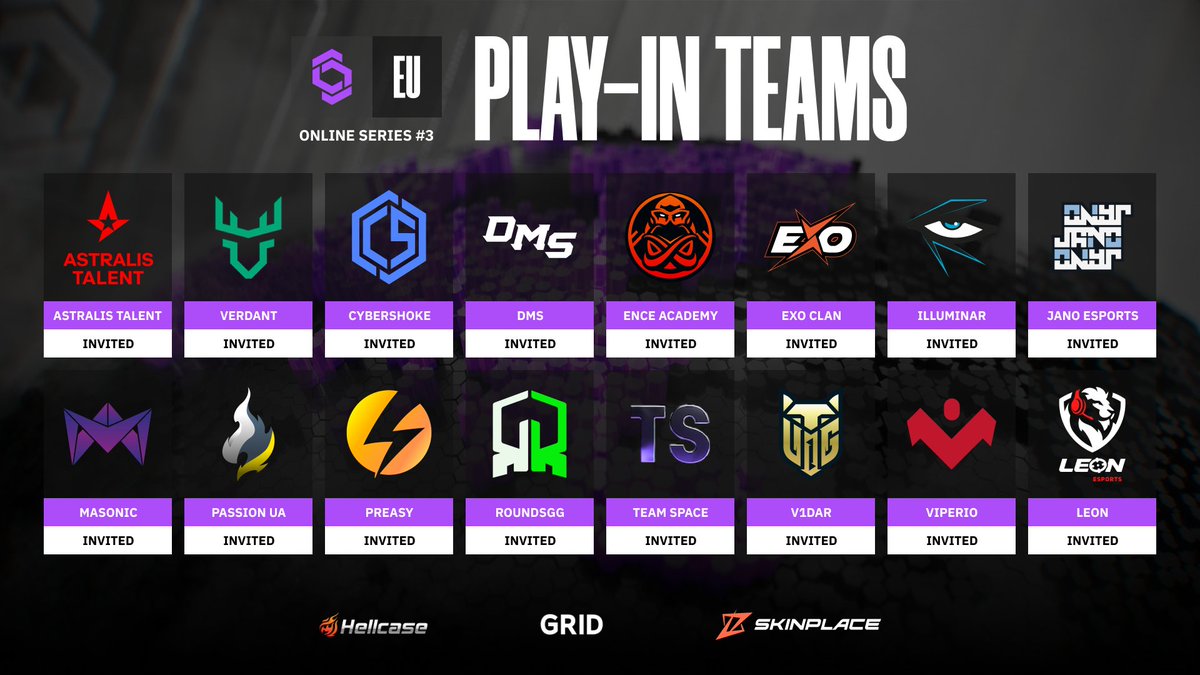 Champion of Champions Tour CS2 (@cct_cs) on Twitter photo EU #3 is starting on Monday. Here are the invites:
<a href="/AstralisCS/">Astralis Counter-Strike</a>
<a href="/VerdantEC/">Verdant</a>
<a href="/team_cybershoke/">CYBERSHOKE Esports</a>
DMS
<a href="/ENCE/">ENCE</a>
@EXOClan
<a href="/illuminargaming/">Illuminar Gaming</a>
<a href="/janoesports/">JANO</a>
<a href="/MasonicGG/">MASONIC</a>
<a href="/PassionuaGG/">PassionUA.gg</a>
<a href="/PreasyEsport/">Preasy Esport ๐ฉ๐ฐ</a>
<a href="/RoundsGG/">ROUNDS</a>
Team Space
V1dar
<a href="/viperioesports/">Viperio</a>
LEON EU #3 is starting on Monday. Here are the invites:
<a href="/AstralisCS/">Astralis Counter-Strike</a>
<a href="/VerdantEC/">Verdant</a>
<a href="/team_cybershoke/">CYBERSHOKE Esports</a>
DMS
<a href="/ENCE/">ENCE</a>
@EXOClan
<a href="/illuminargaming/">Illuminar Gaming</a>
<a href="/janoesports/">JANO</a>
<a href="/MasonicGG/">MASONIC</a>
<a href="/PassionuaGG/">PassionUA.gg</a>
<a href="/PreasyEsport/">Preasy Esport ๐ฉ๐ฐ</a>
<a href="/RoundsGG/">ROUNDS</a>
Team Space
V1dar
<a href="/viperioesports/">Viperio</a>
LEON