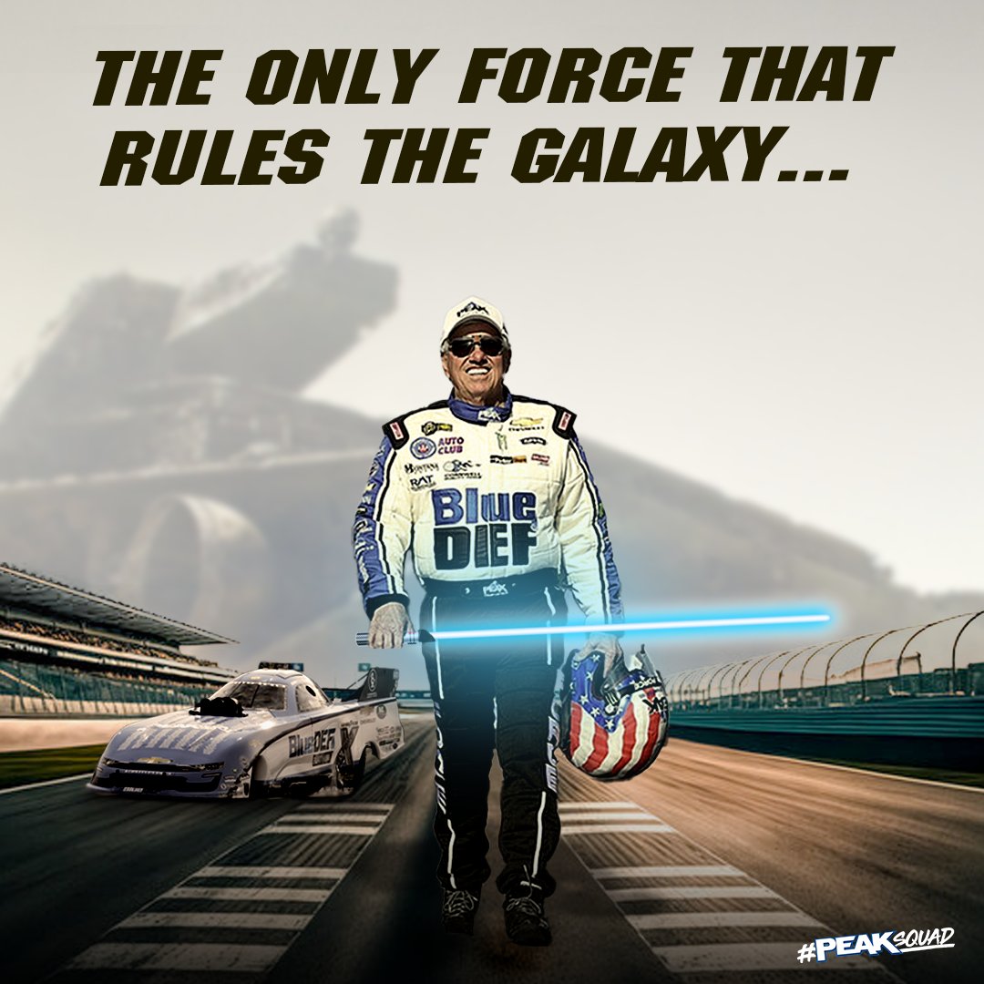 There can only be one...happy birthday to the legend himself! 👑 @JFR_Racing #PEAKSquad #MayThe4thBeWithYou #JohnForce