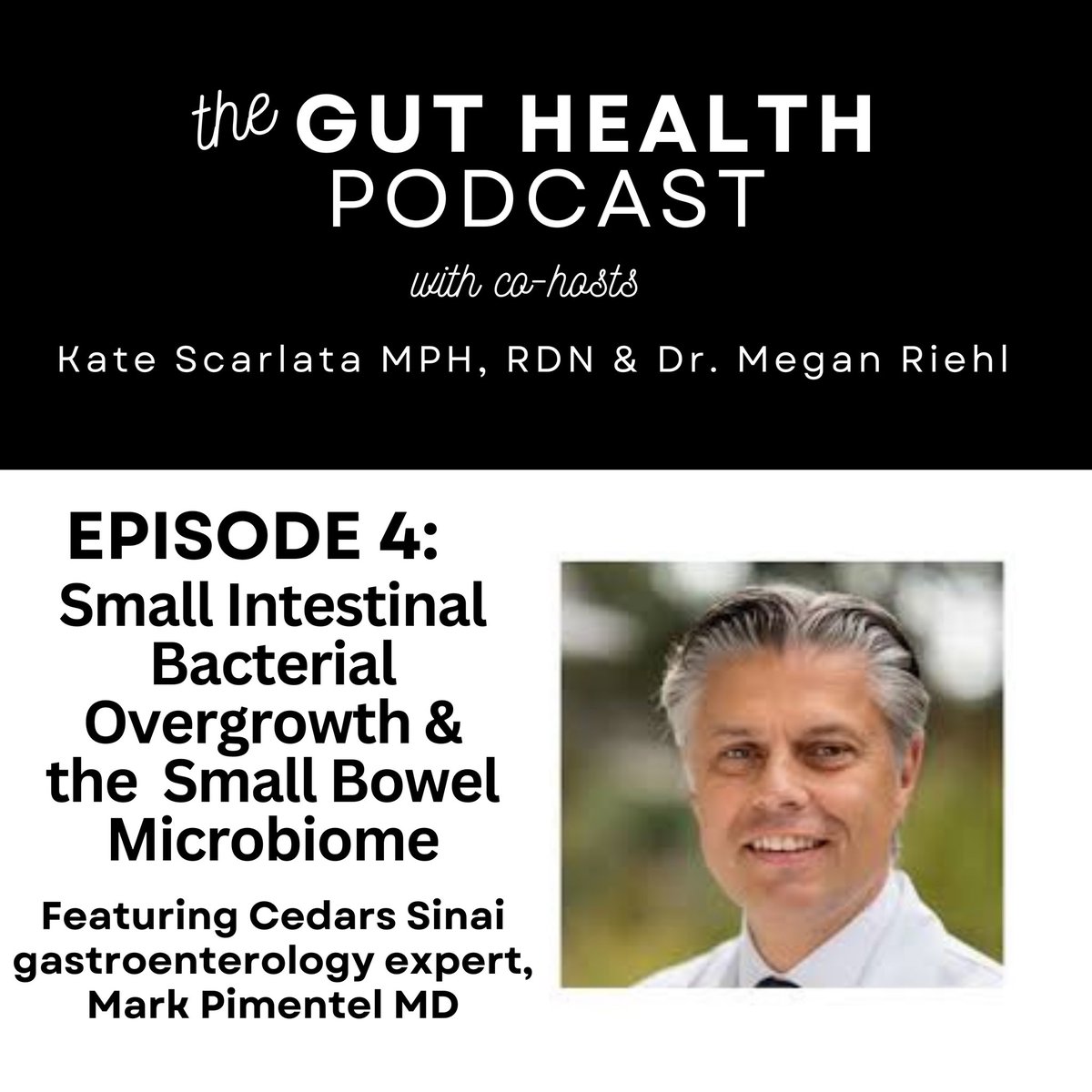 Have you checked out episode 4 of The Gut Health podcast? Learn the latest research from our expert guest @MarkPimentelMD. From key microbes that appear to be key players in -#SIBO to future therapeutic direction. Don’t miss this! Find here- buzzsprout.com/2293918/share