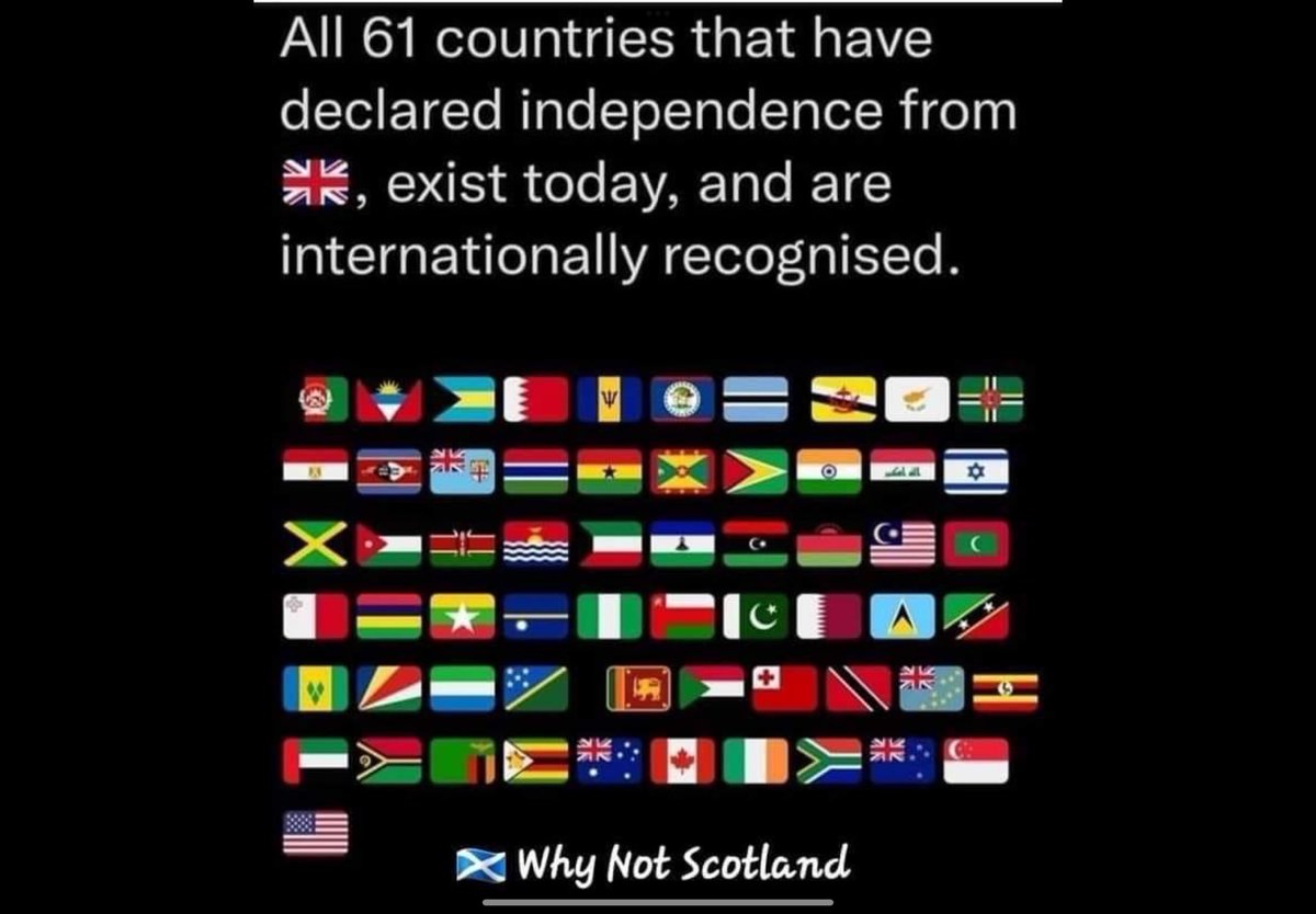 For Ian McWhirter & others like him who keep regurgitating the same nonsense about independence. No-one who wants Independence for Scotland has EVER said that they want to ‘break up Britain’. 
Stop peddling emotive claptrap.
Independence is normal. So say all of them 👇